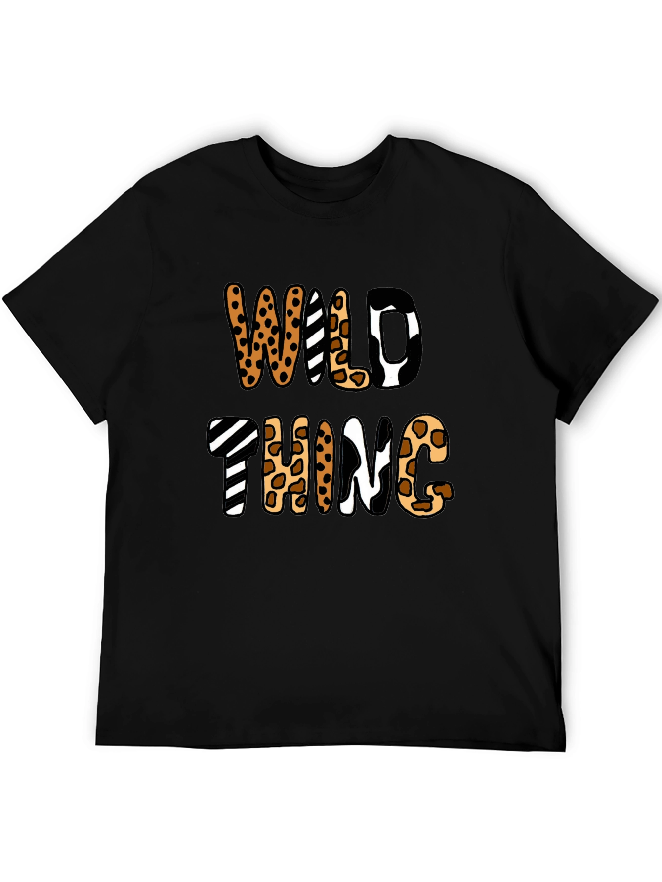 Wild Thing Graphic T-Shirt - Black