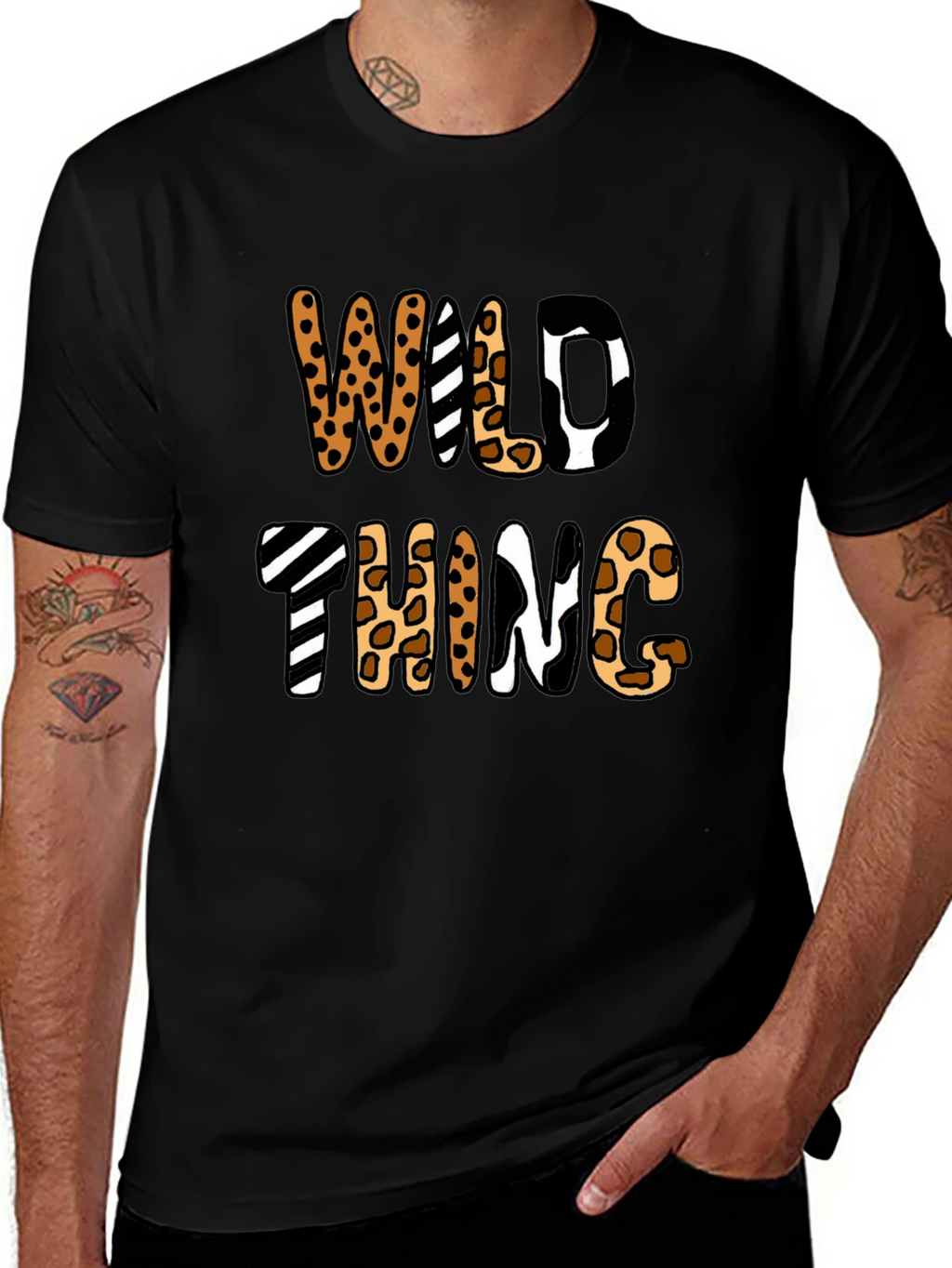 Wild Thing Graphic T-Shirt - Black