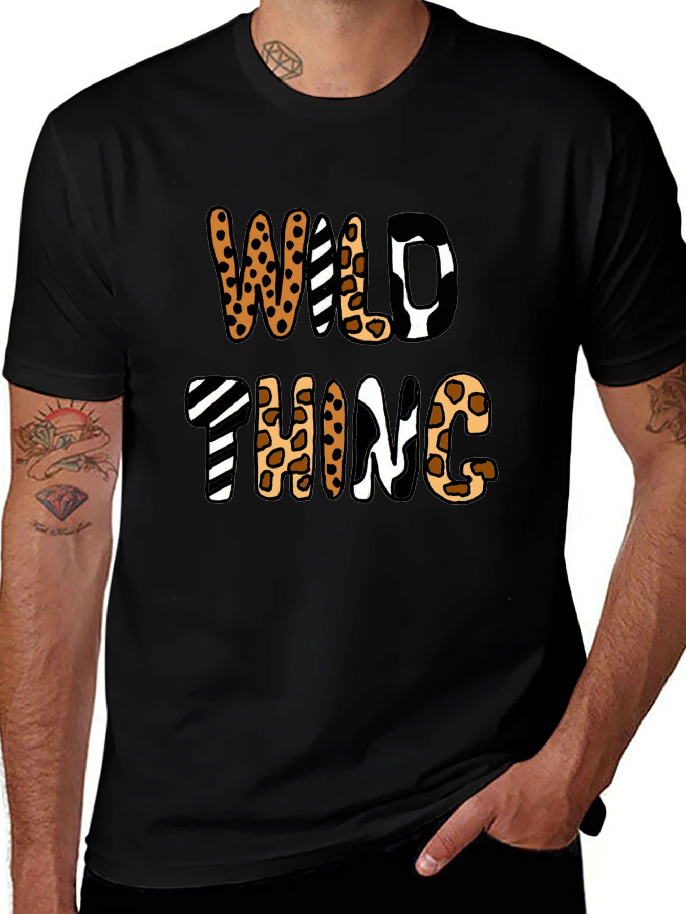 Wild Thing Graphic T-Shirt - Black