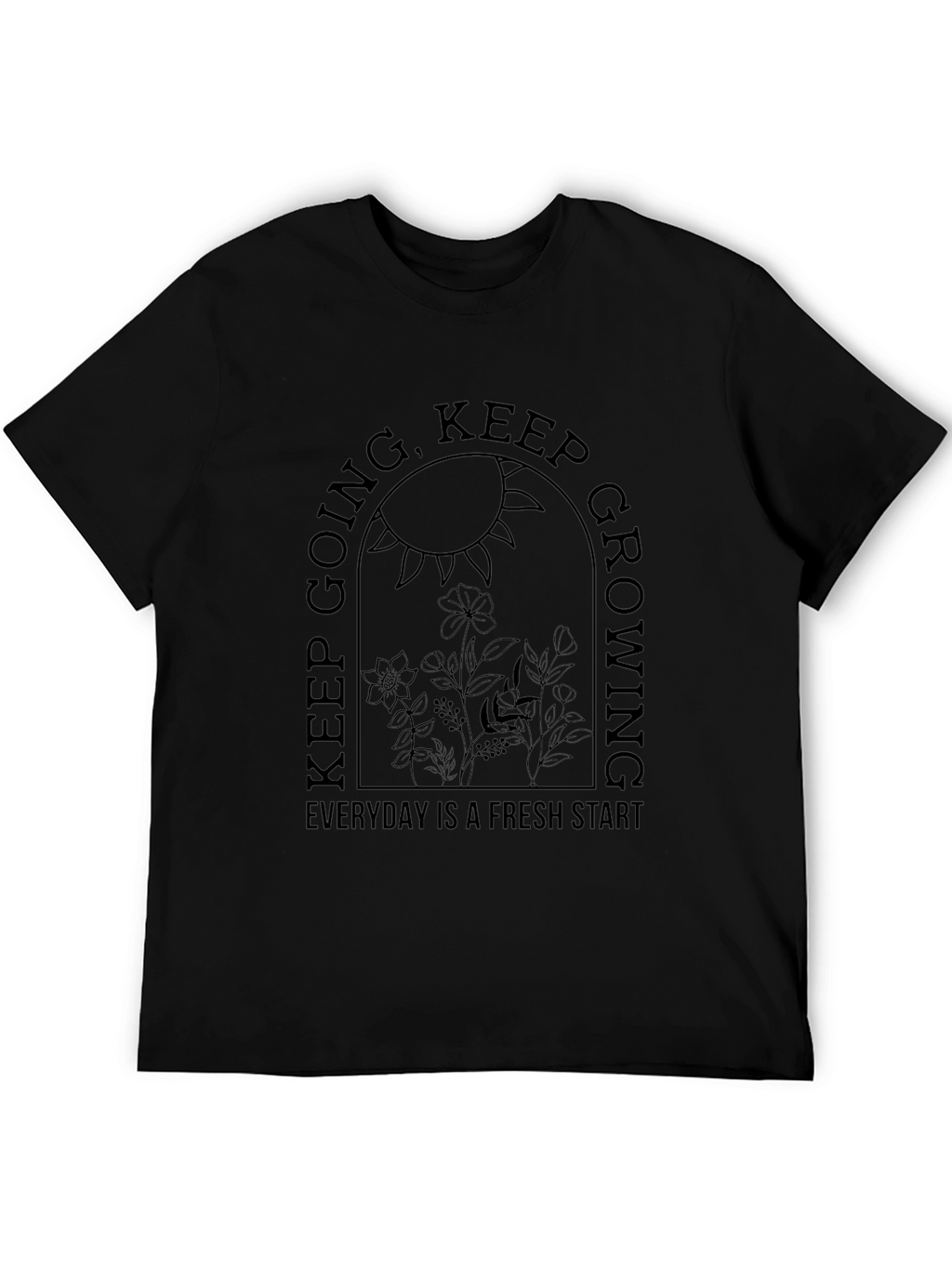 Inspirational Keep Going Graphic Tee