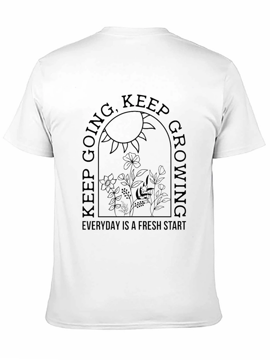 Inspirational Keep Going Graphic Tee
