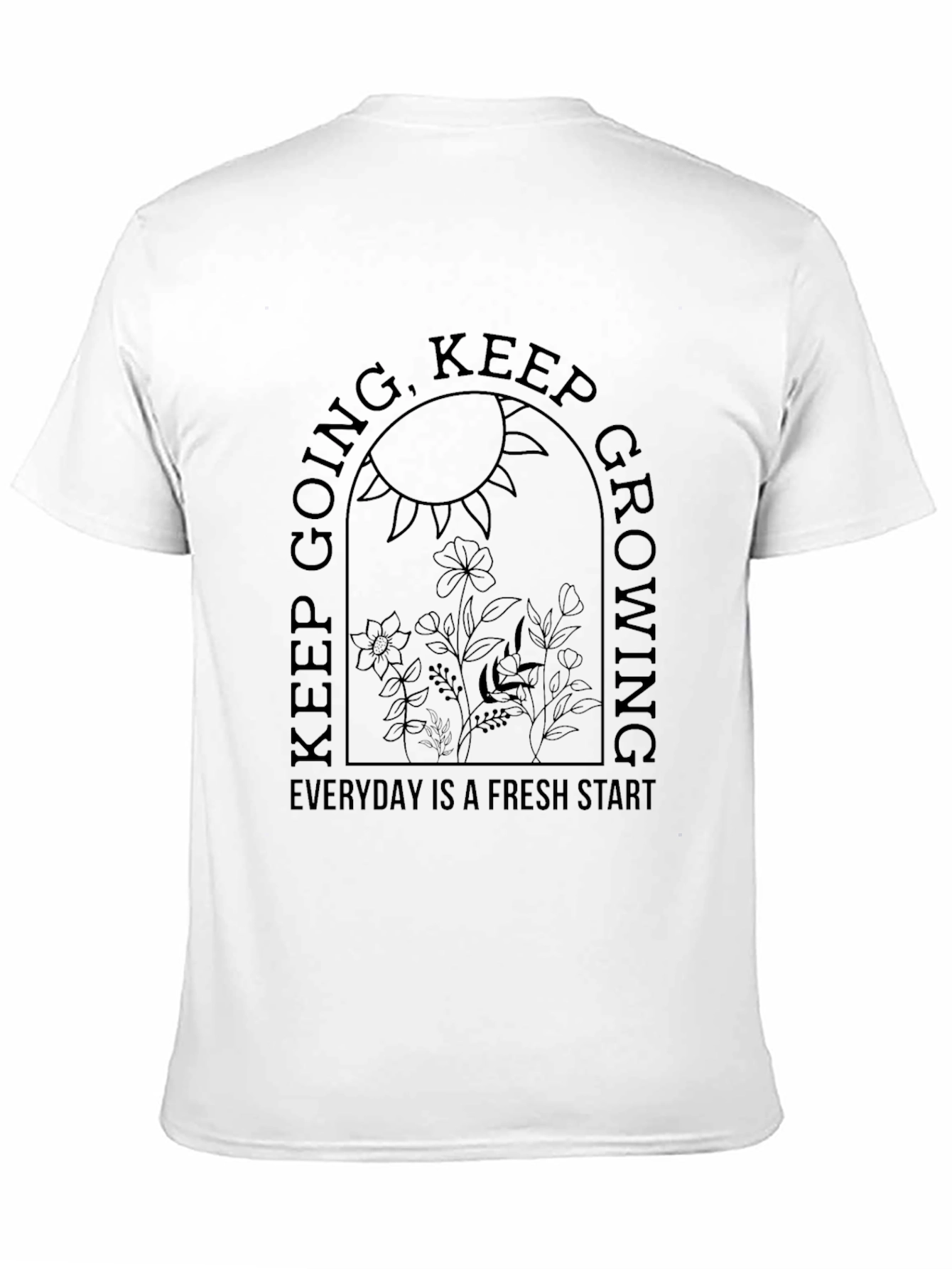 Inspirational Keep Going Graphic Tee