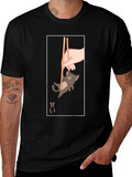 Chopstick Kitty T-Shirt - Anime Style