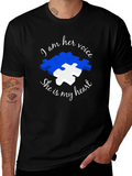 Autism Awareness Puzzle Piece T-Shirt - Voice and Heart