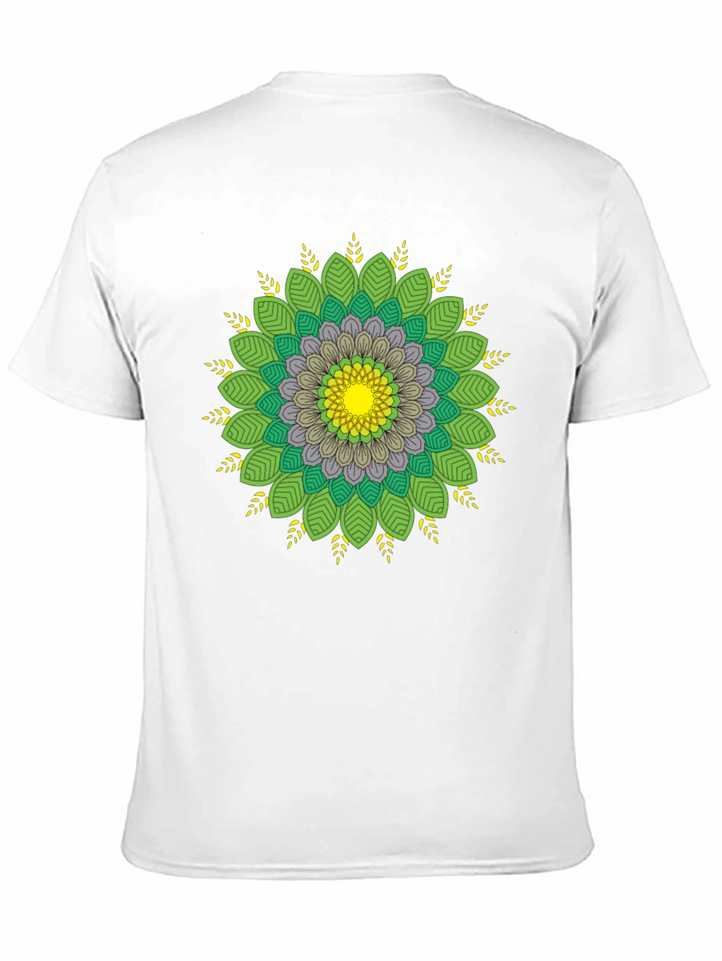 Mandala Graphic Tee - Black Cotton Comfort