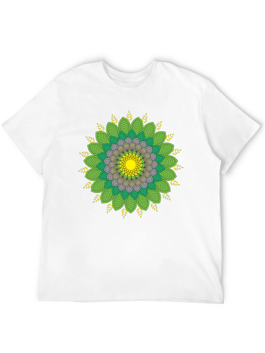 Mandala Graphic Tee - Black Cotton Comfort