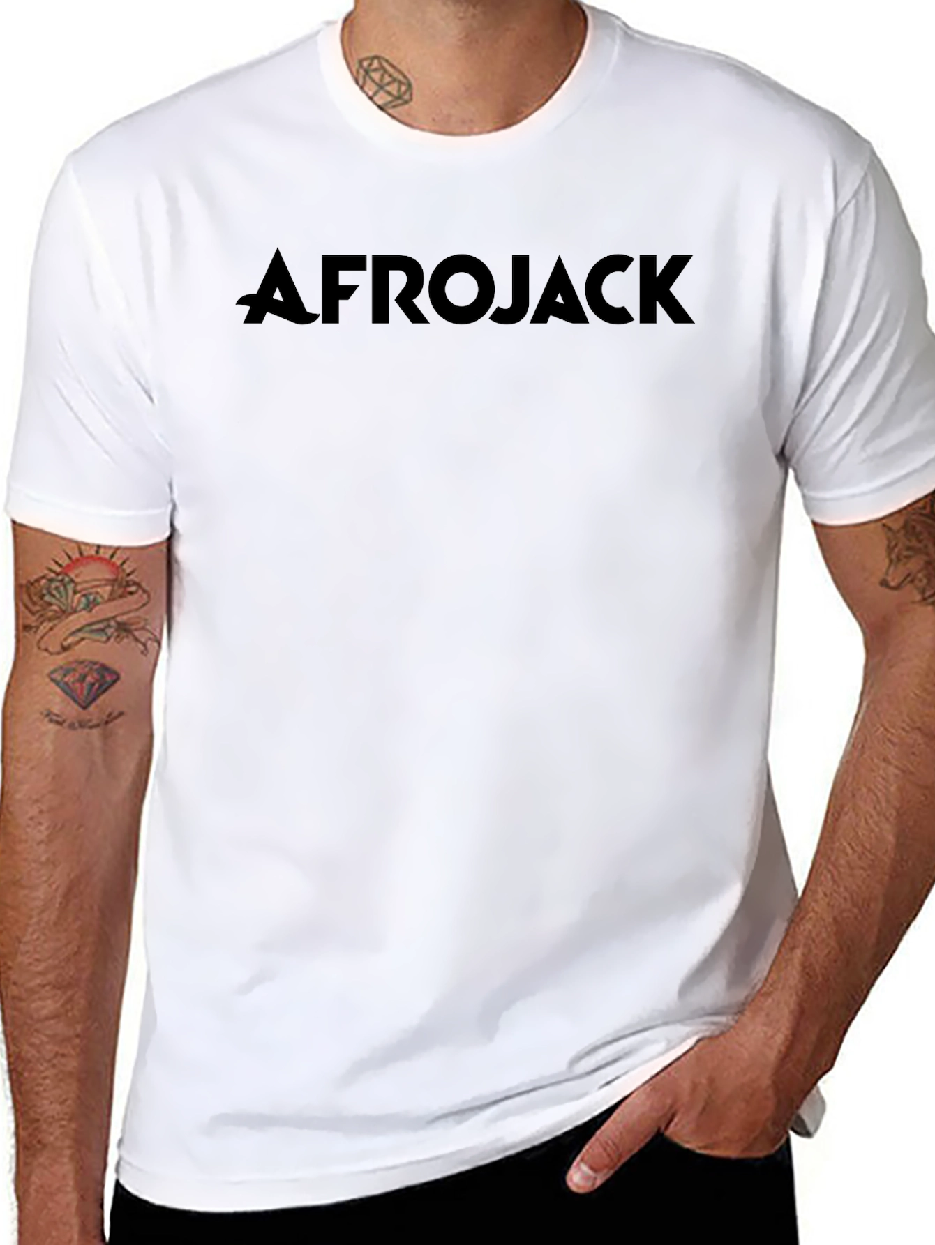 Afrojack Logo T-Shirt - Classic Black Tee