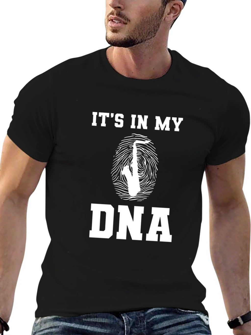 Its in my DNA Saxophone Graphic T-Shirt