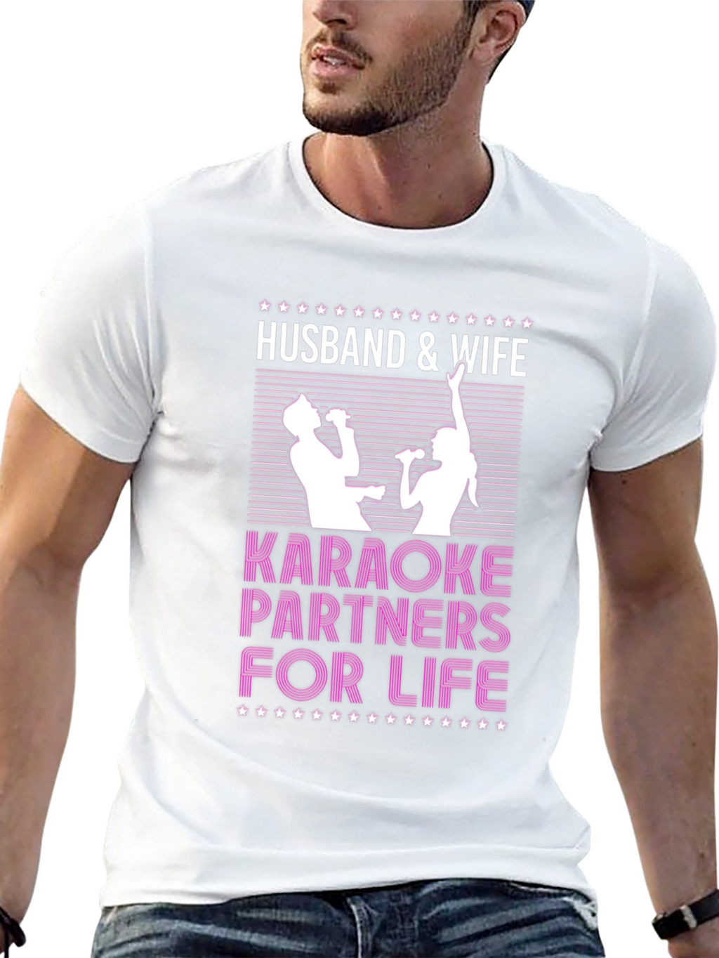 Husband & Wife Karaoke Partners T-Shirt
