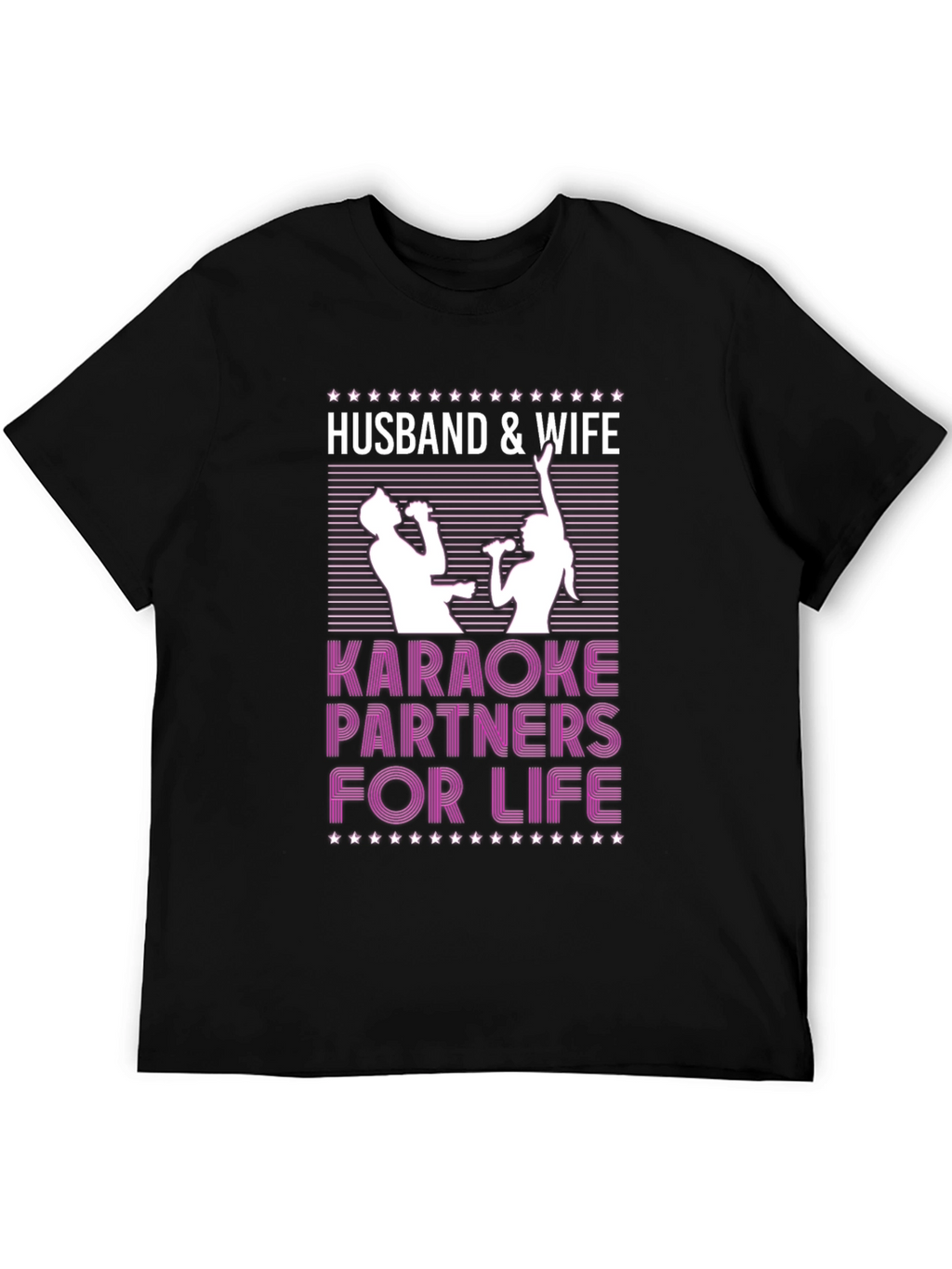 Husband & Wife Karaoke Partners T-Shirt