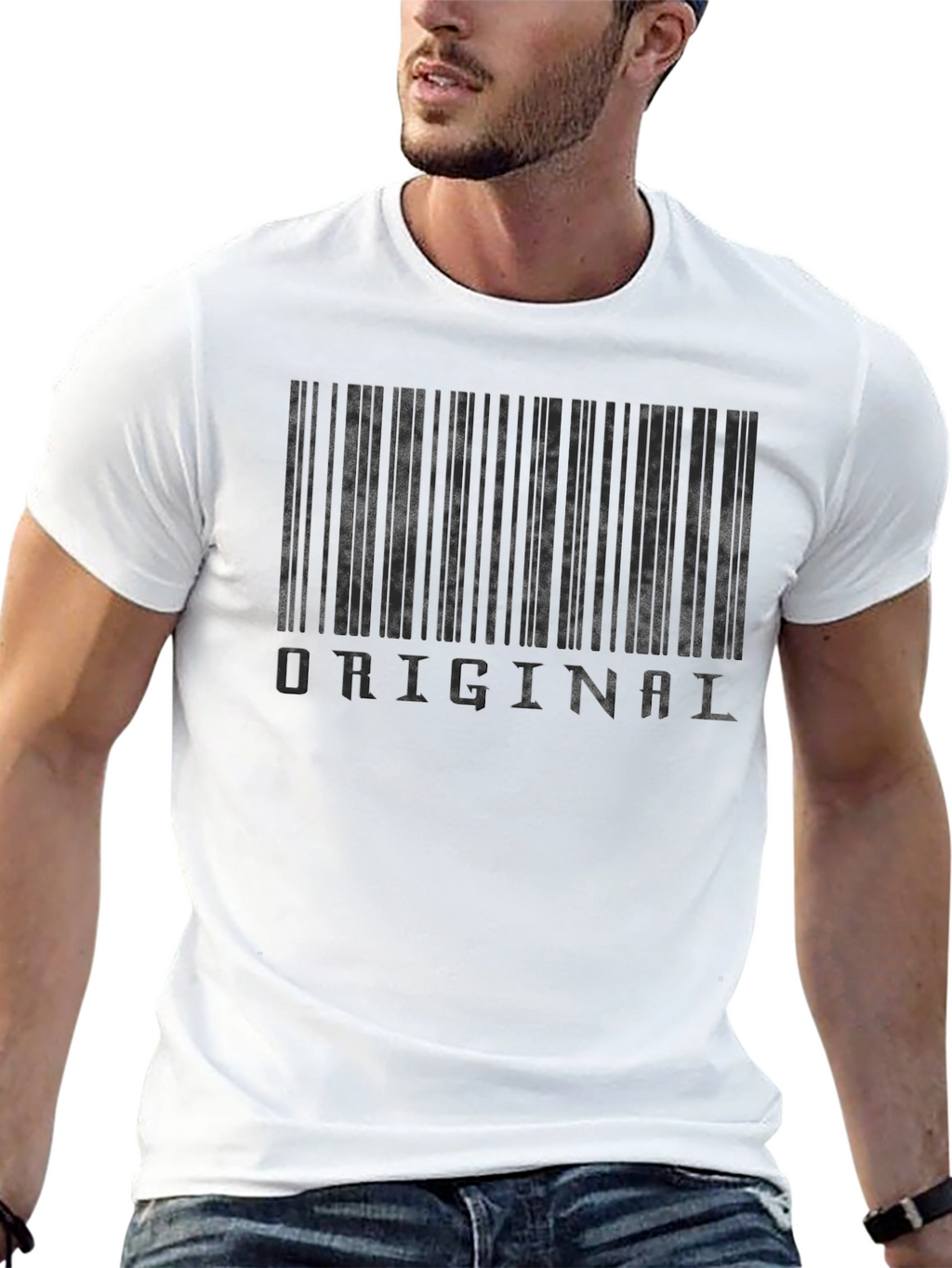 Original Barcode Graphic T-Shirt