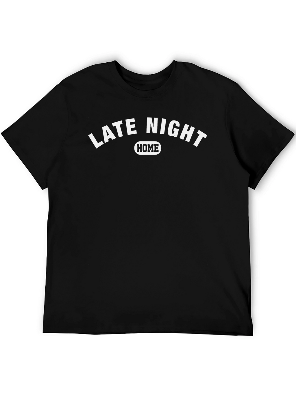 Late Night Home Graphic T-Shirt - Casual Wear