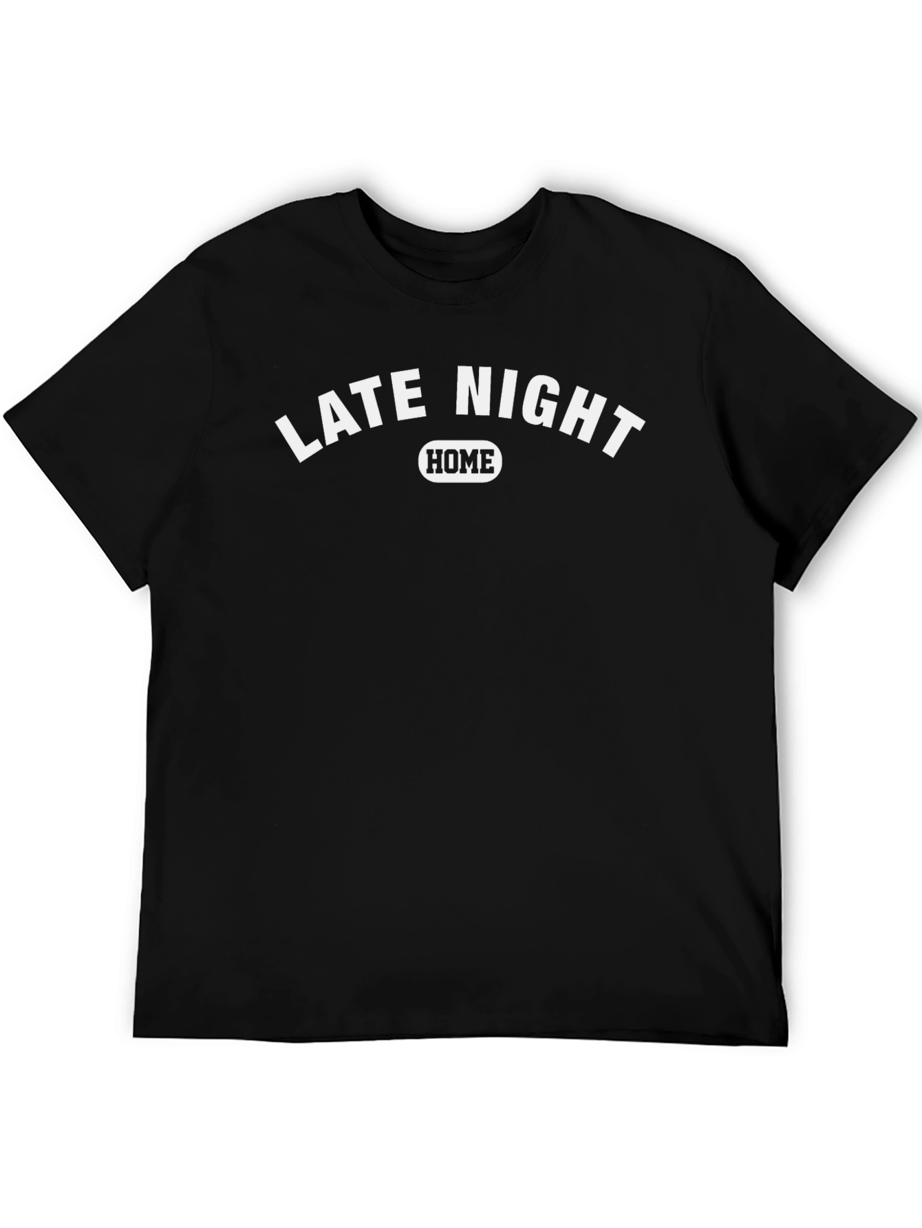 Late Night Home Graphic T-Shirt - Casual Wear