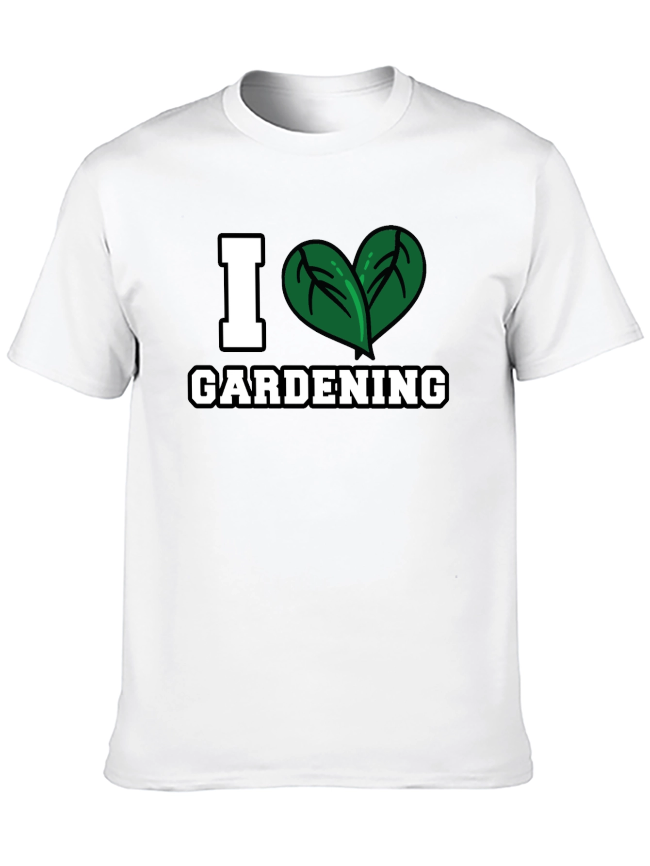 I Heart Gardening T-Shirt - Black