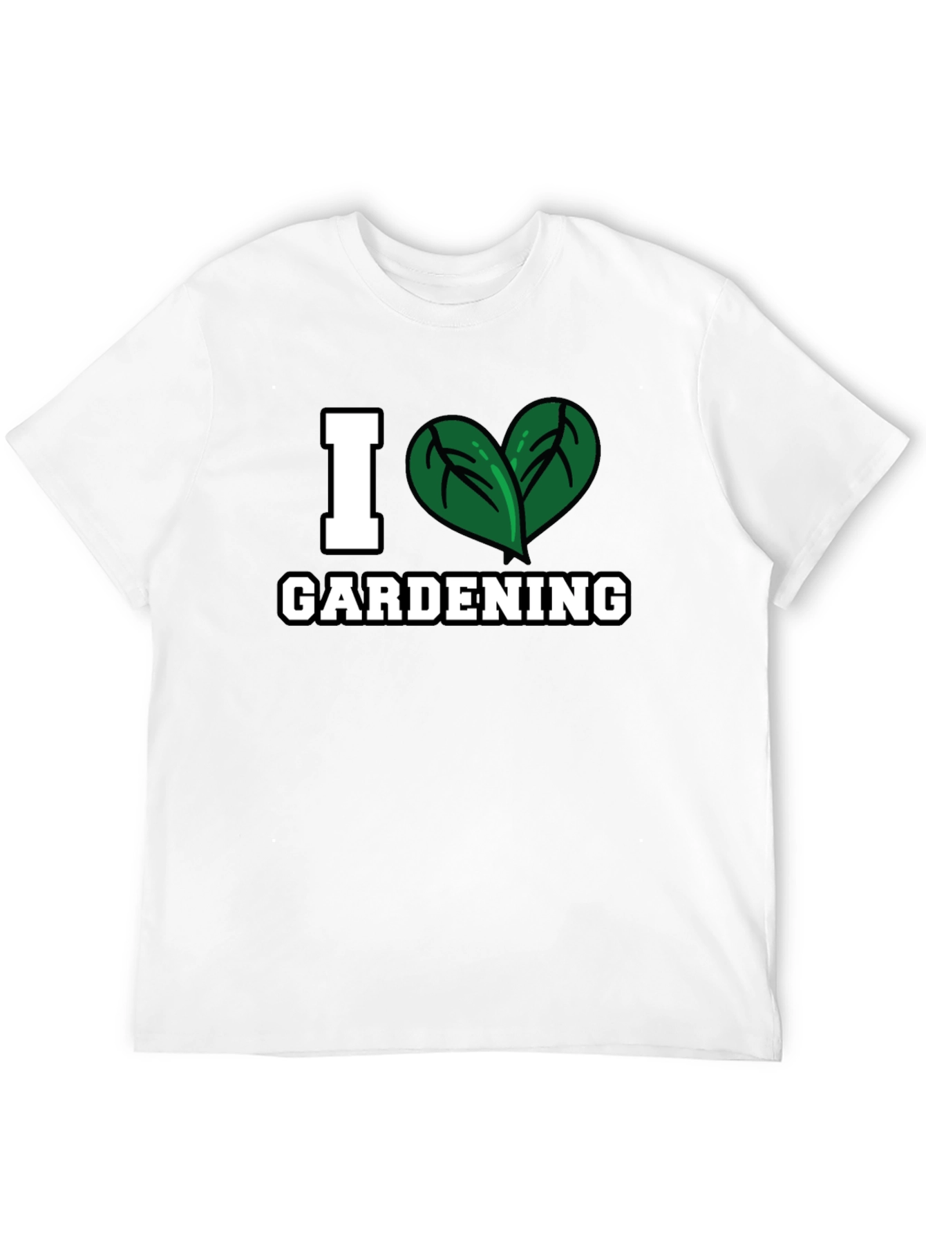 I Heart Gardening T-Shirt - Black