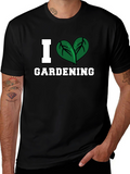 I Heart Gardening T-Shirt - Black
