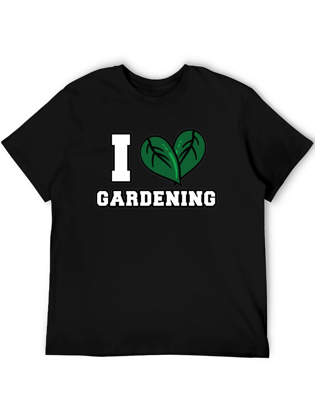 I Heart Gardening T-Shirt - Black