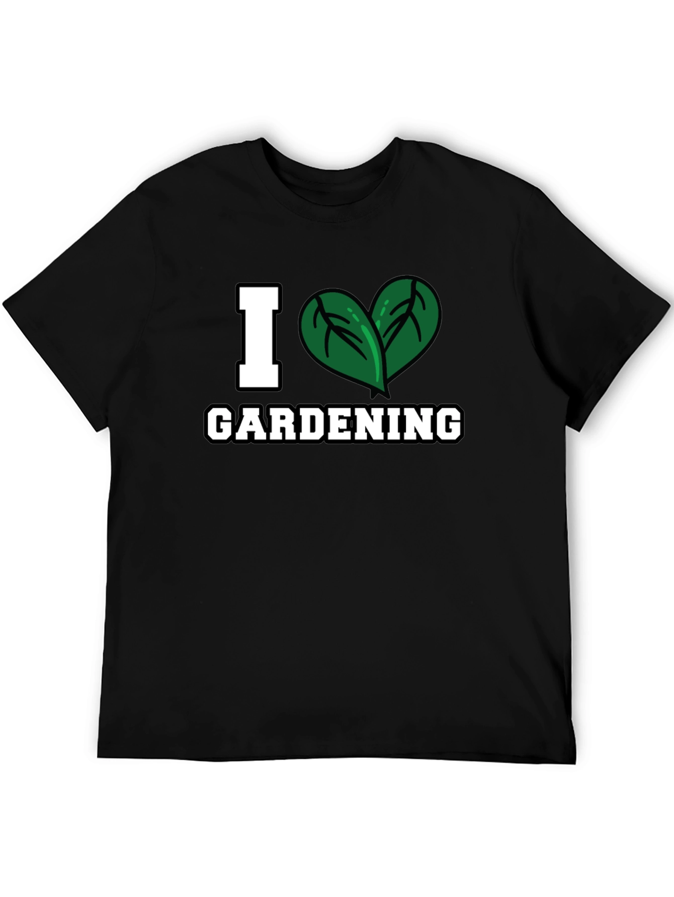 I Heart Gardening T-Shirt - Black