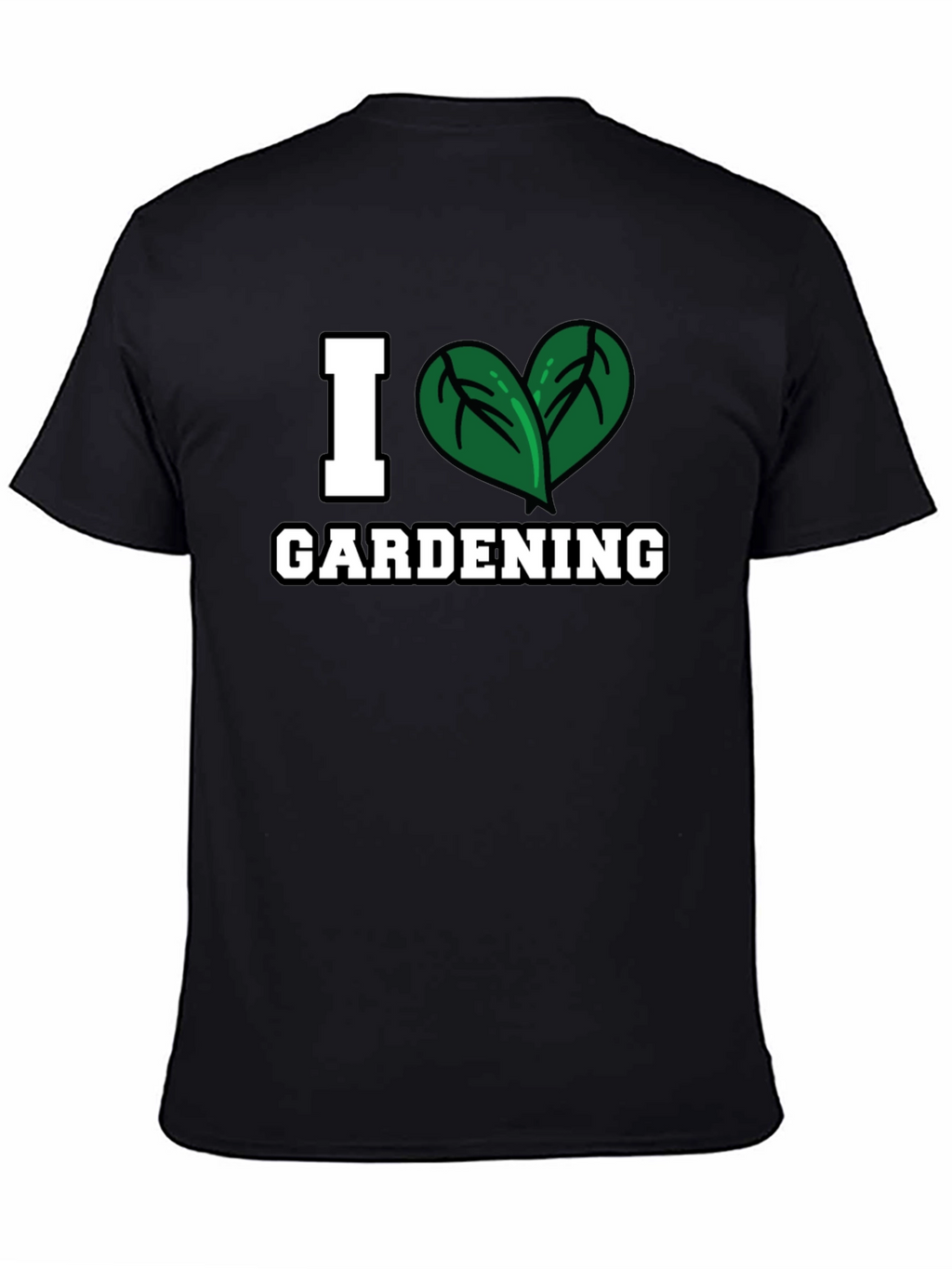 I Heart Gardening T-Shirt - Black
