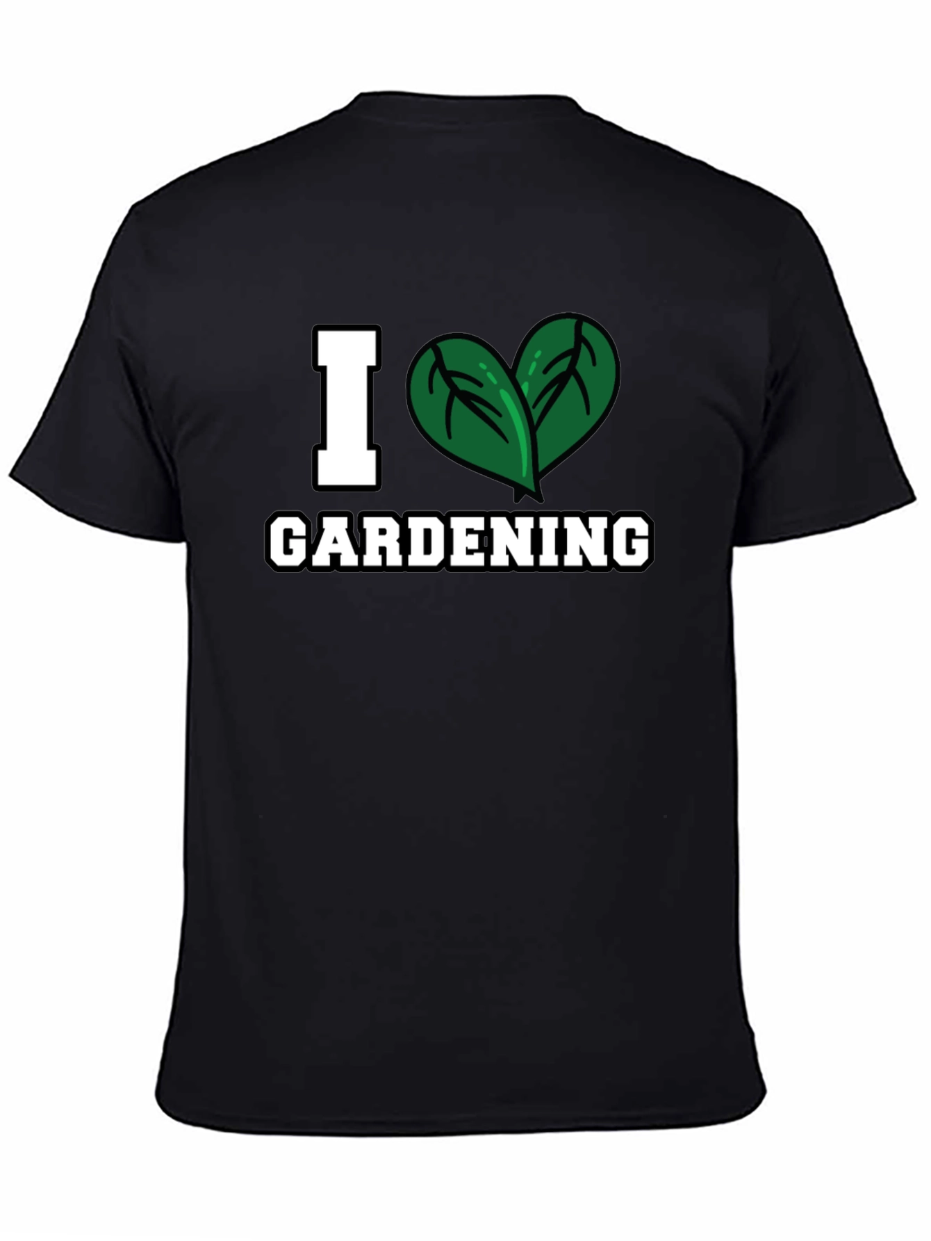 I Heart Gardening T-Shirt - Black