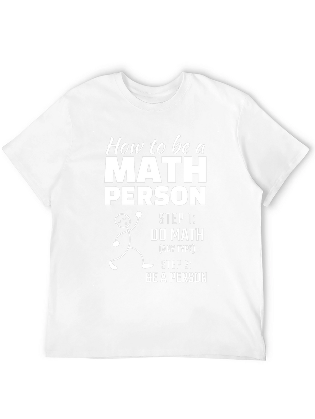 Math Person Graphic Tee