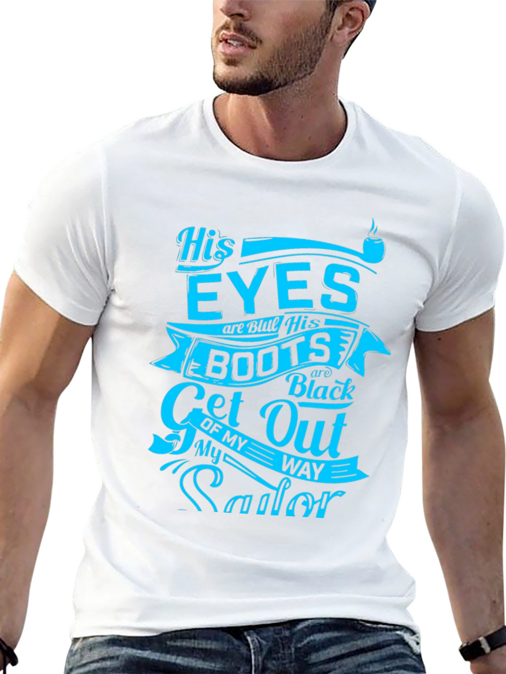 His Eyes T-Shirt - Sailor Graphic Tee