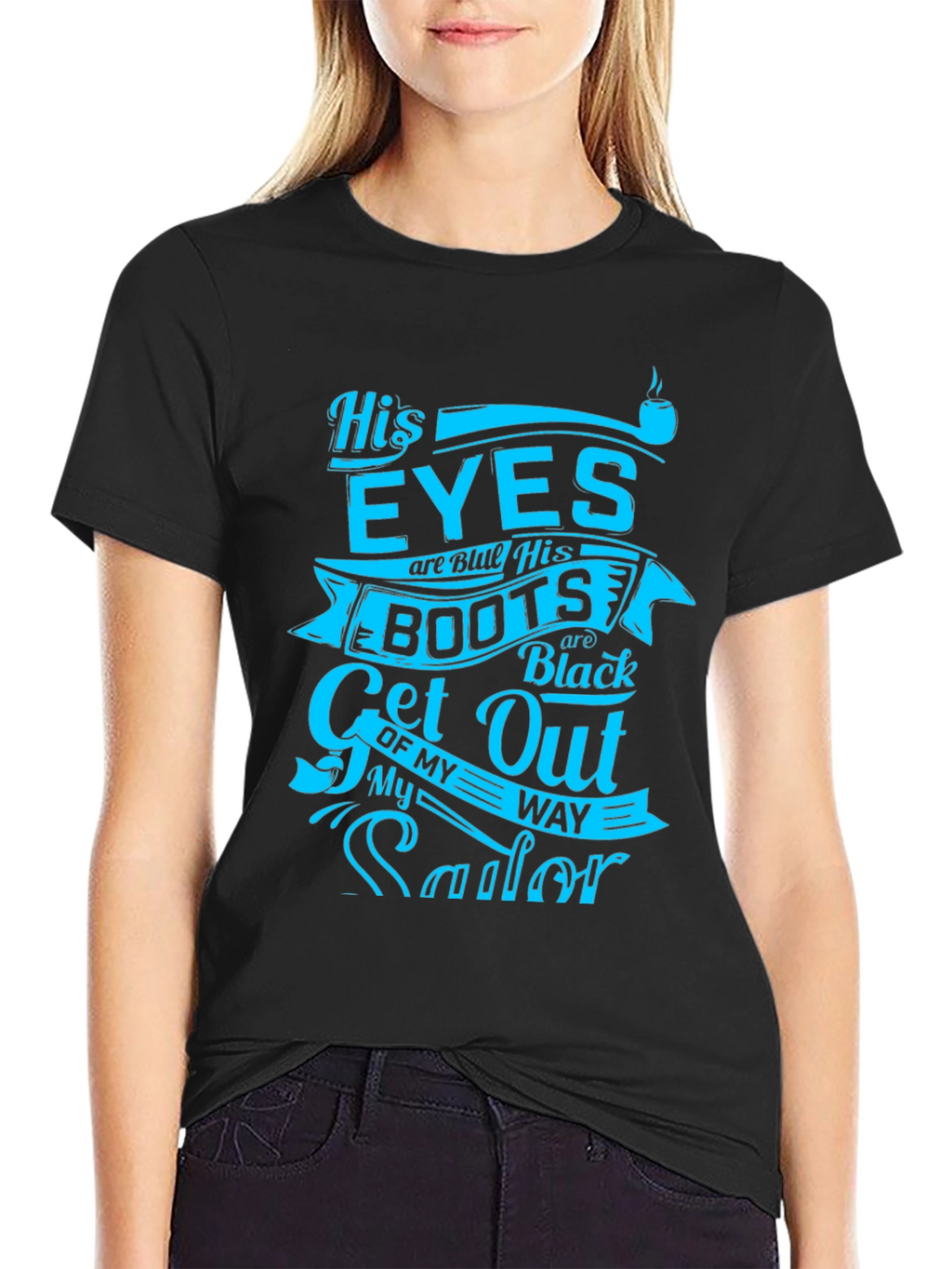 His Eyes T-Shirt - Sailor Graphic Tee