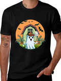 Spooky Ghost Gardener T-Shirt - Halloween Harvest