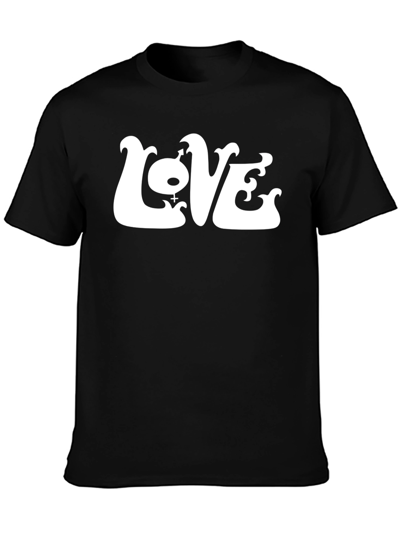 Love Graphic Black T-Shirt
