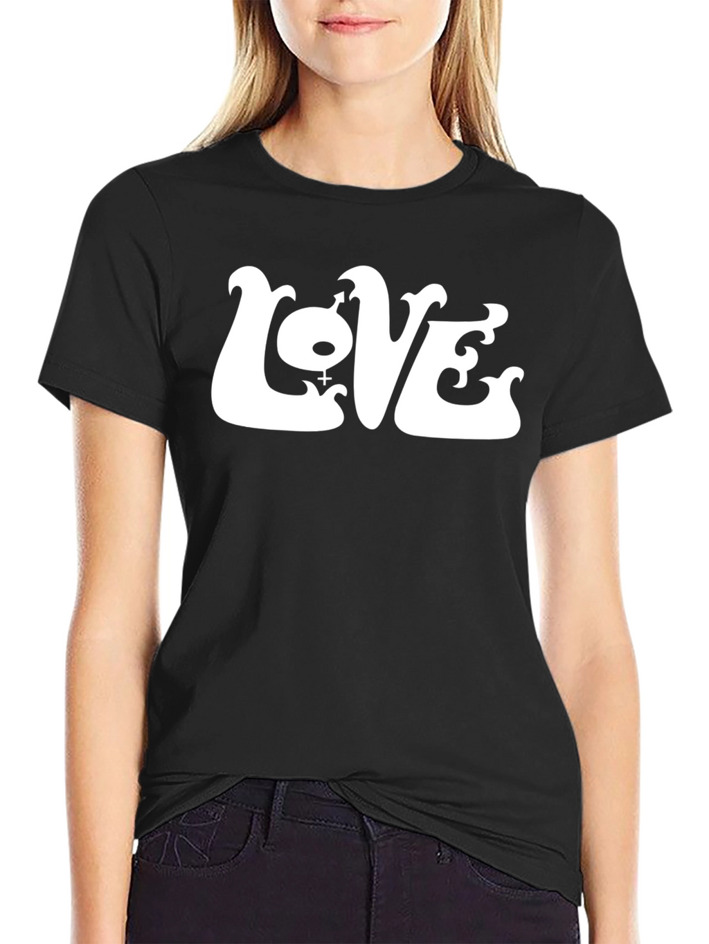 Love Graphic Black T-Shirt