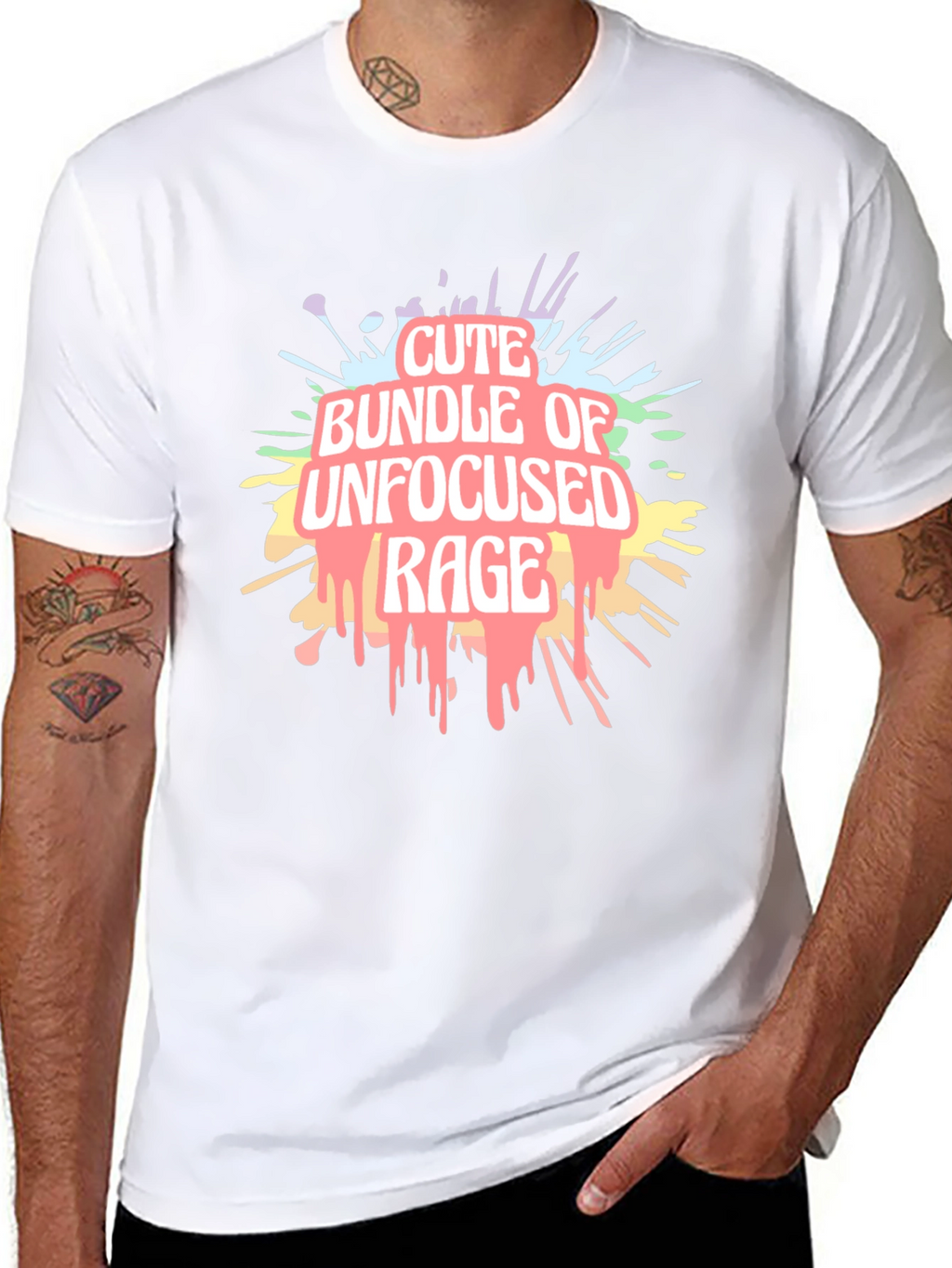 Cute Bundle of Unfocused Rage Graphic Tee