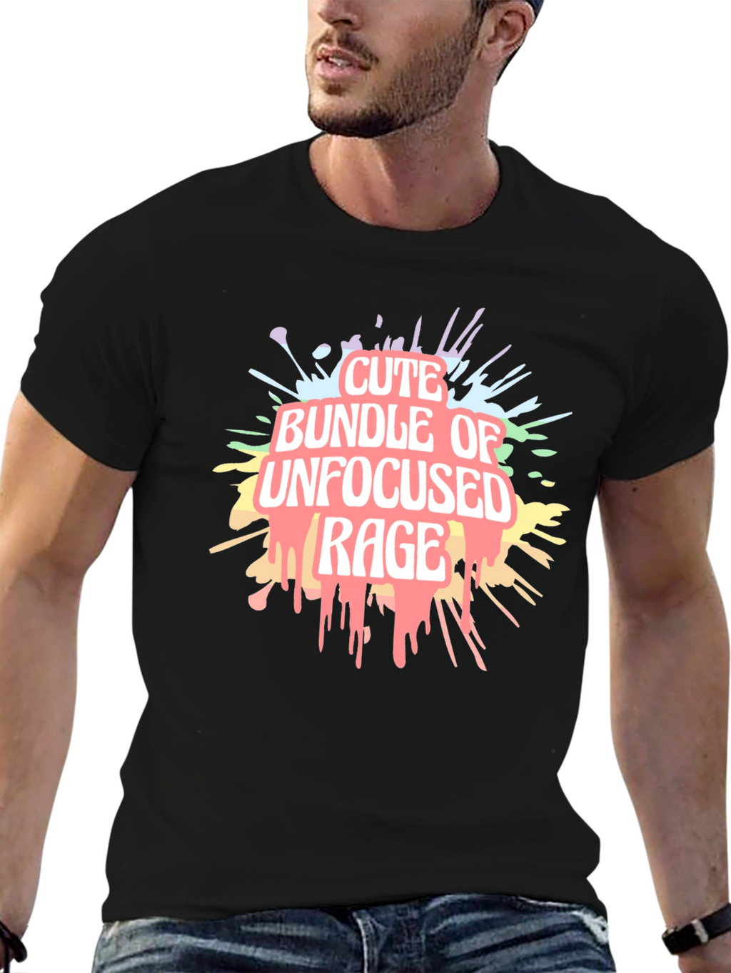 Cute Bundle of Unfocused Rage Graphic Tee