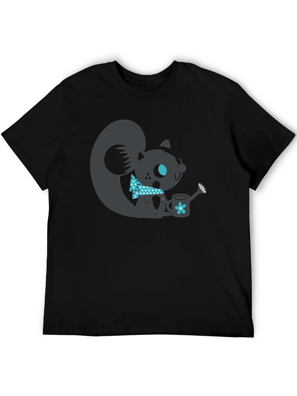 Squirrel Graphic Tee - Cute Animal Design