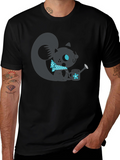 Squirrel Graphic Tee - Cute Animal Design