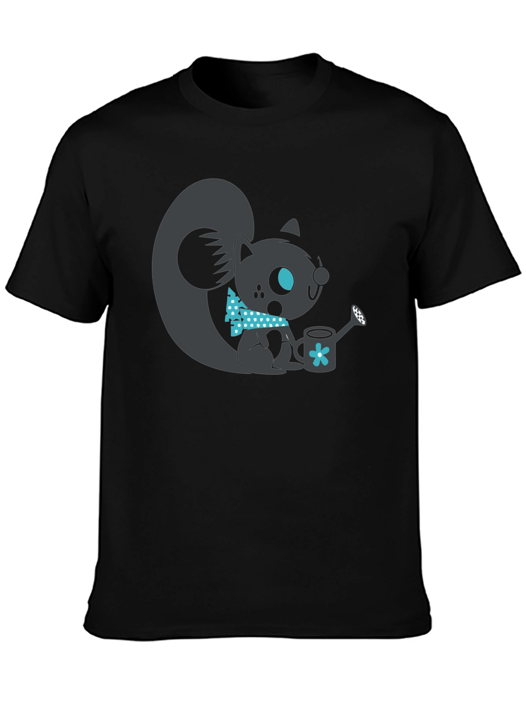 Squirrel Graphic Tee - Cute Animal Design