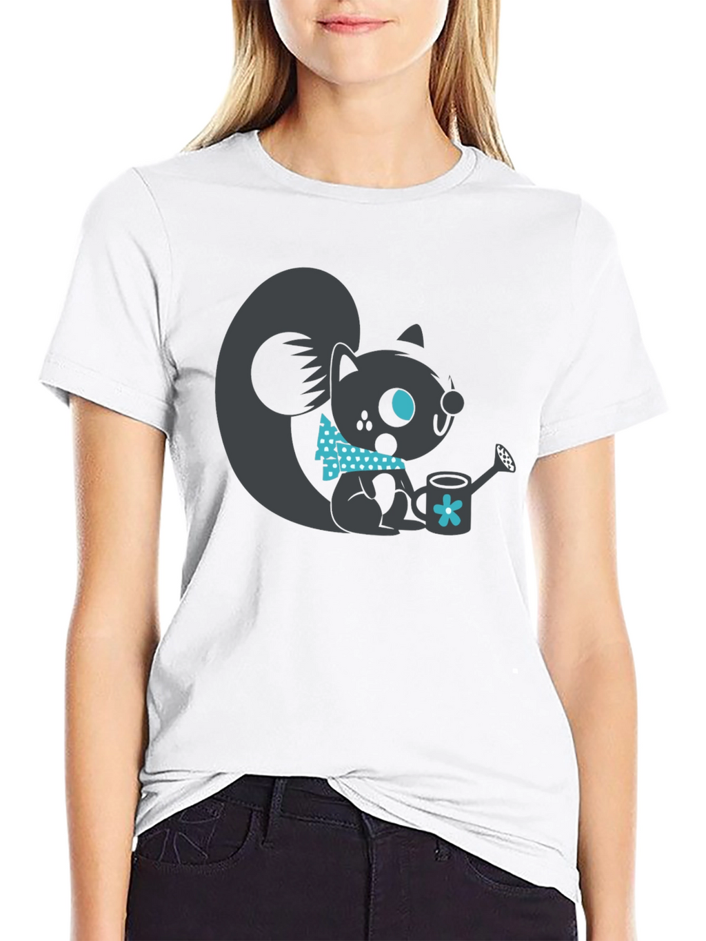 Squirrel Graphic Tee - Cute Animal Design