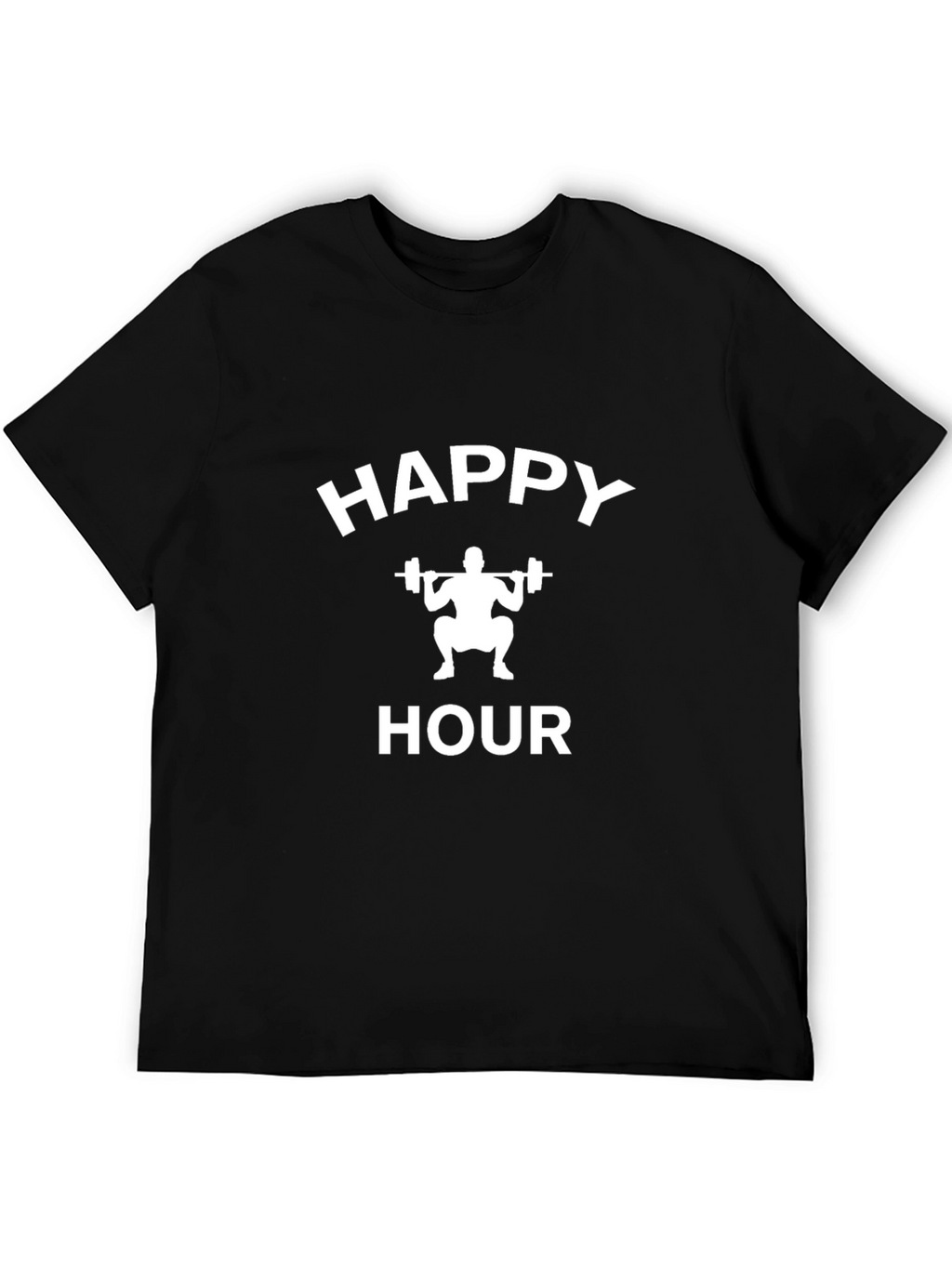 Happy Hour Squat Black T-Shirt