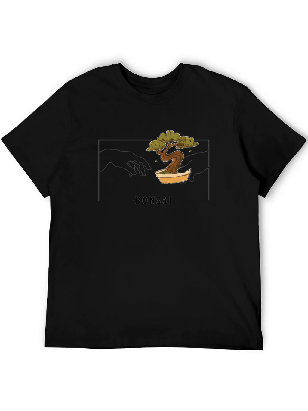Bonsai Creation Graphic Tee - Black Unisex T-Shirt
