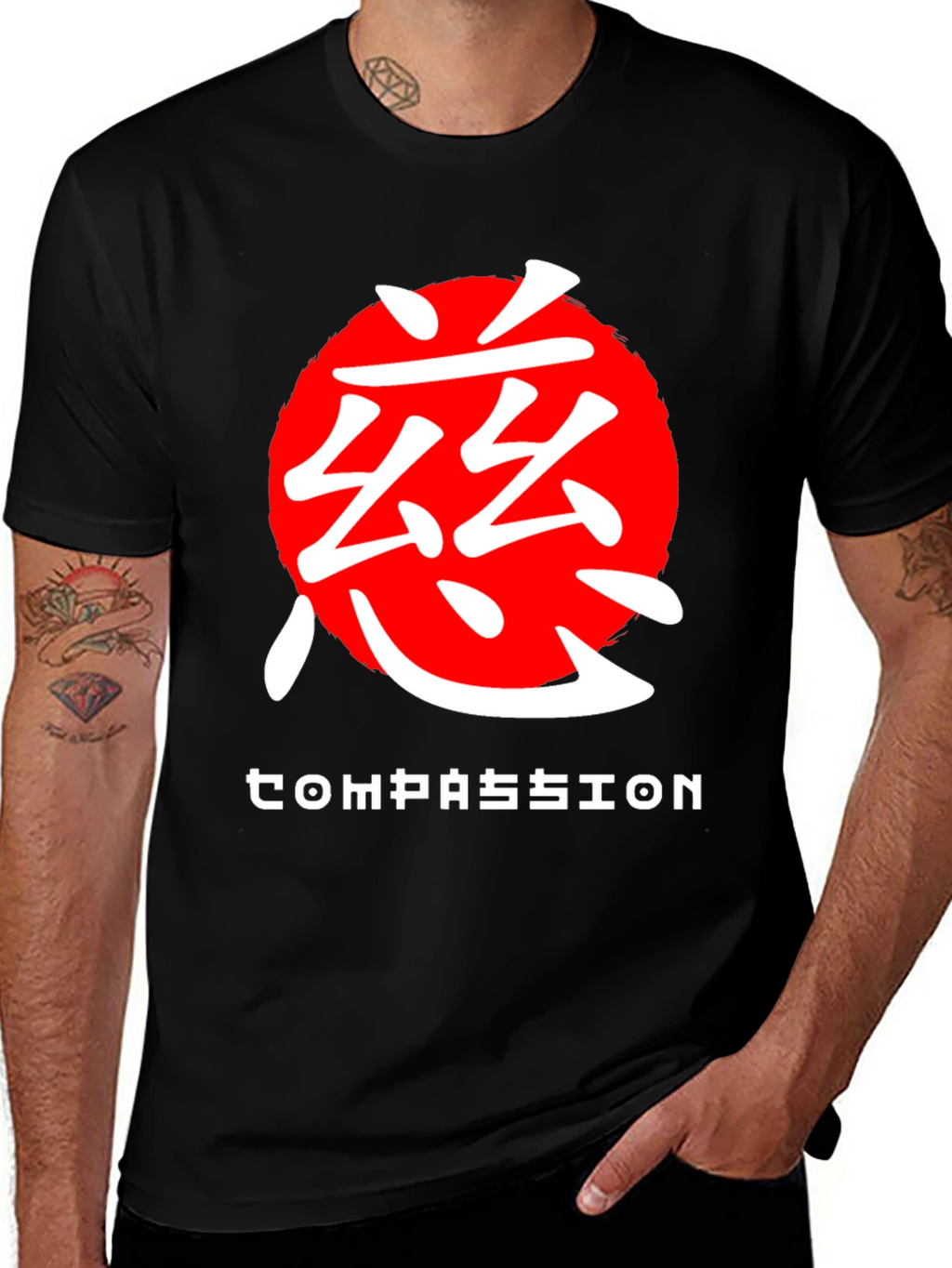 Compassion Graphic Tee - Zen Style Shirt