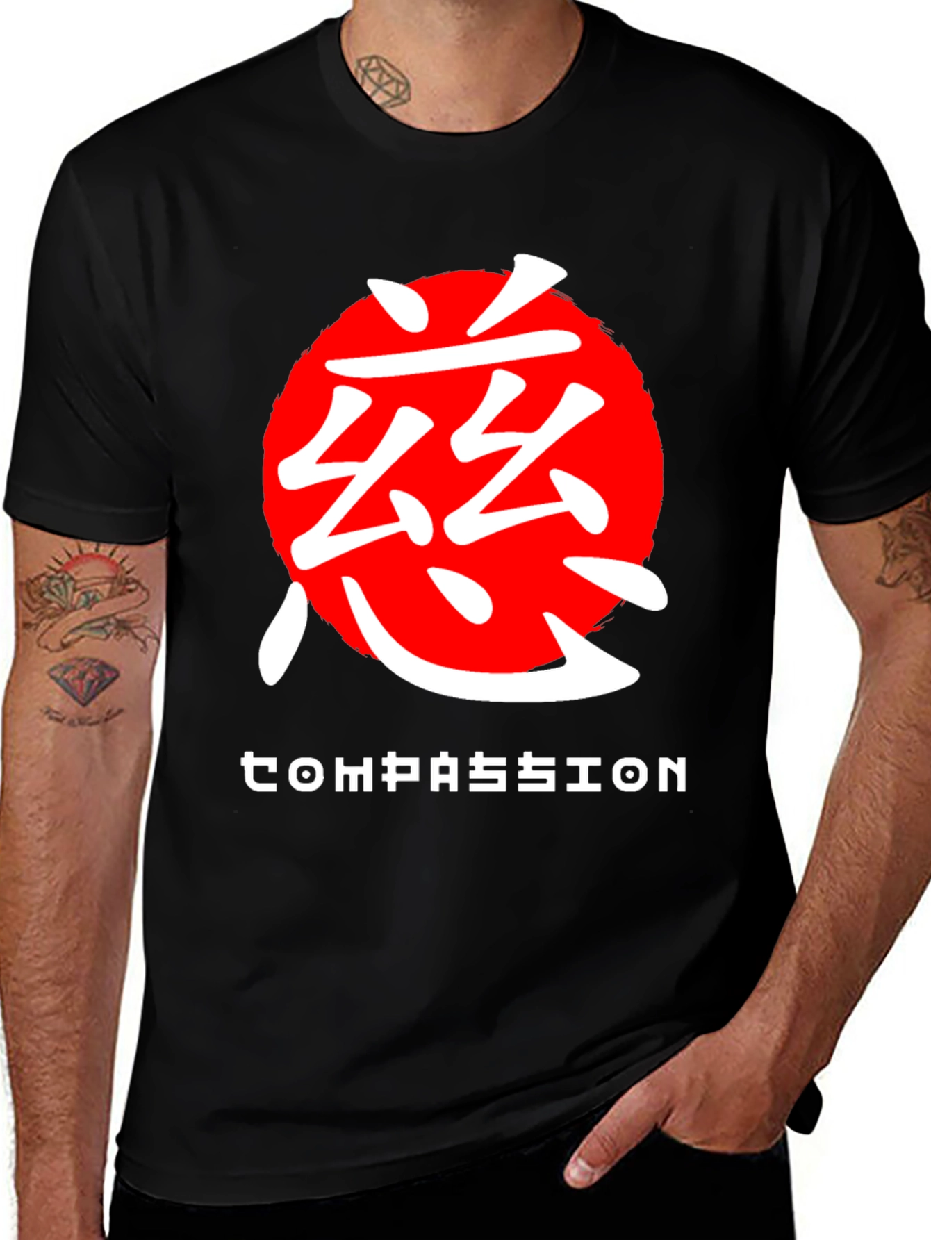 Compassion Graphic Tee - Zen Style Shirt