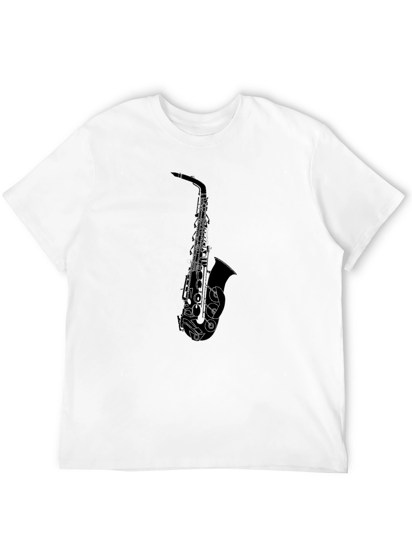 Saxophone Graphic Tee - Stylish Music Lovers Shirt