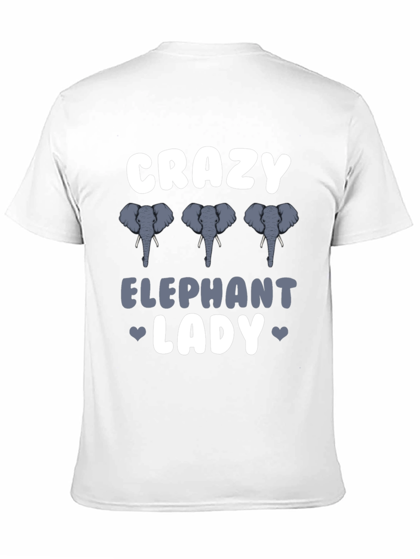 Crazy Elephant Lady T-Shirt - Animal Lover Tee