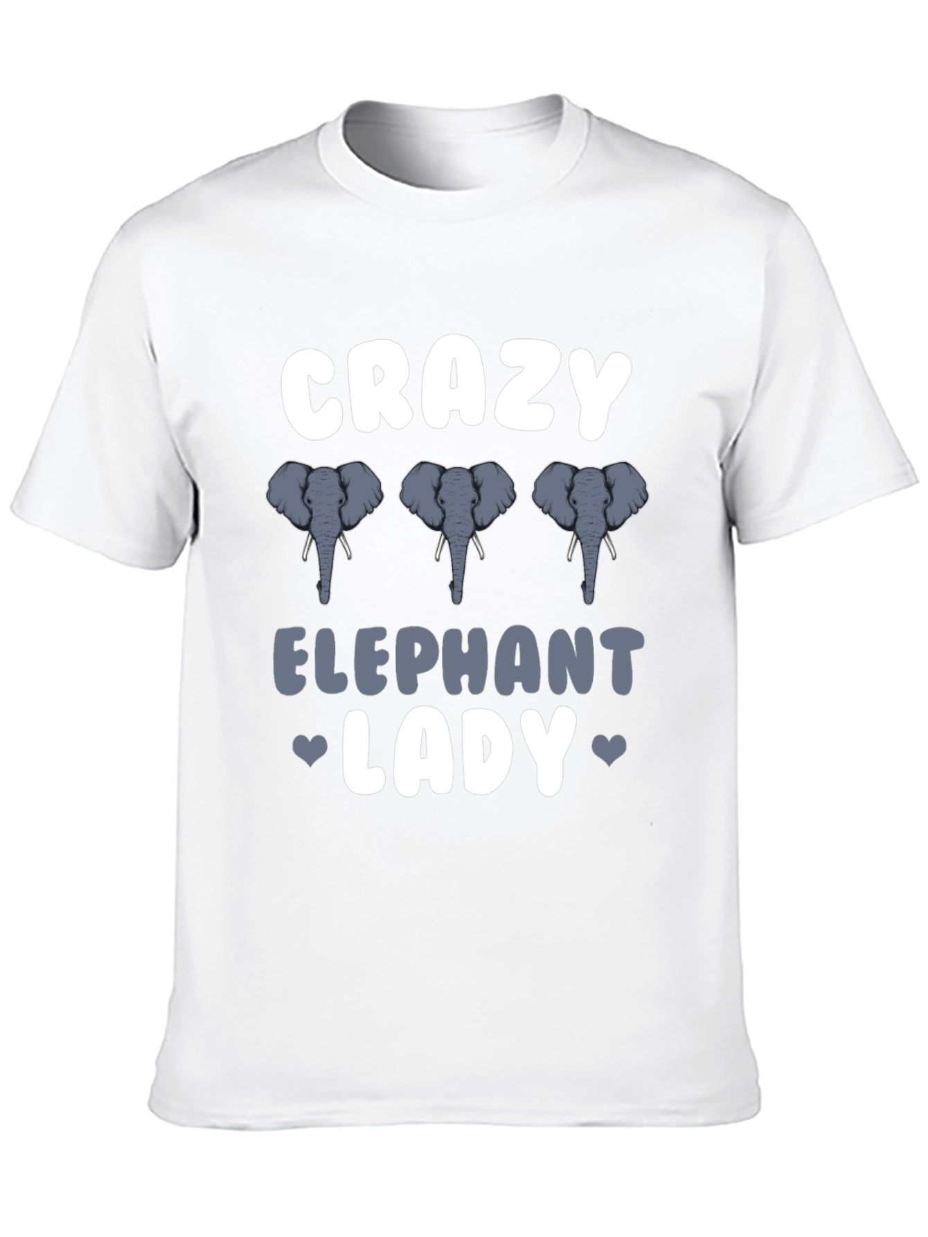 Crazy Elephant Lady T-Shirt - Animal Lover Tee