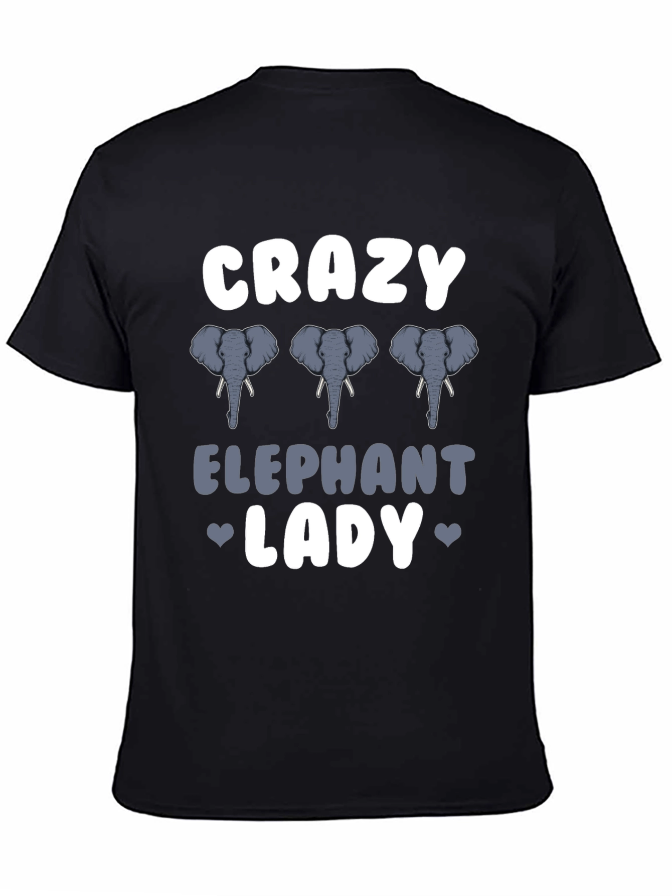 Crazy Elephant Lady T-Shirt - Animal Lover Tee