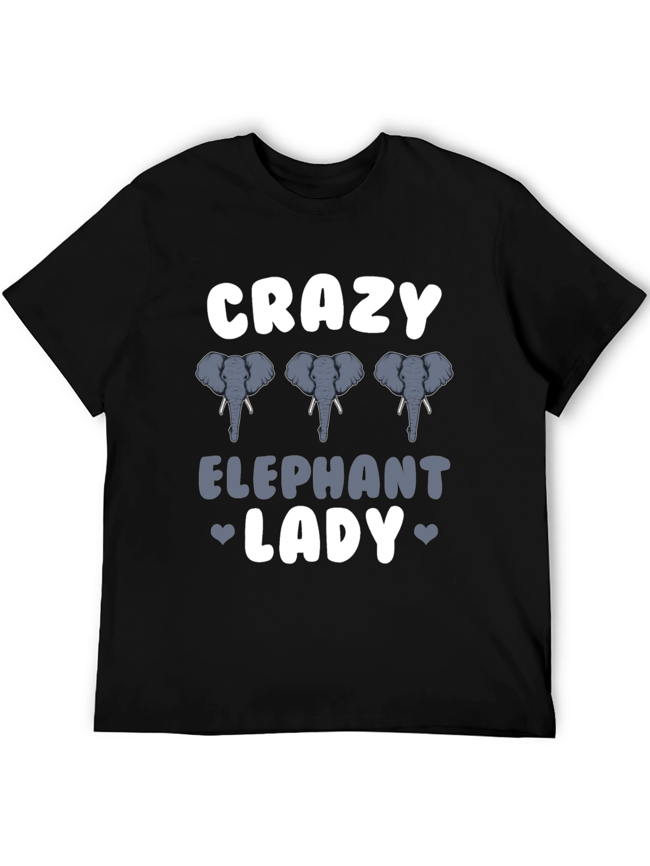Crazy Elephant Lady T-Shirt - Animal Lover Tee