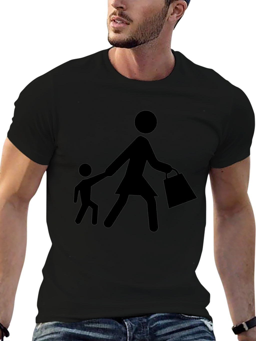Mom and Child Graphic T-Shirt - Casual Wear