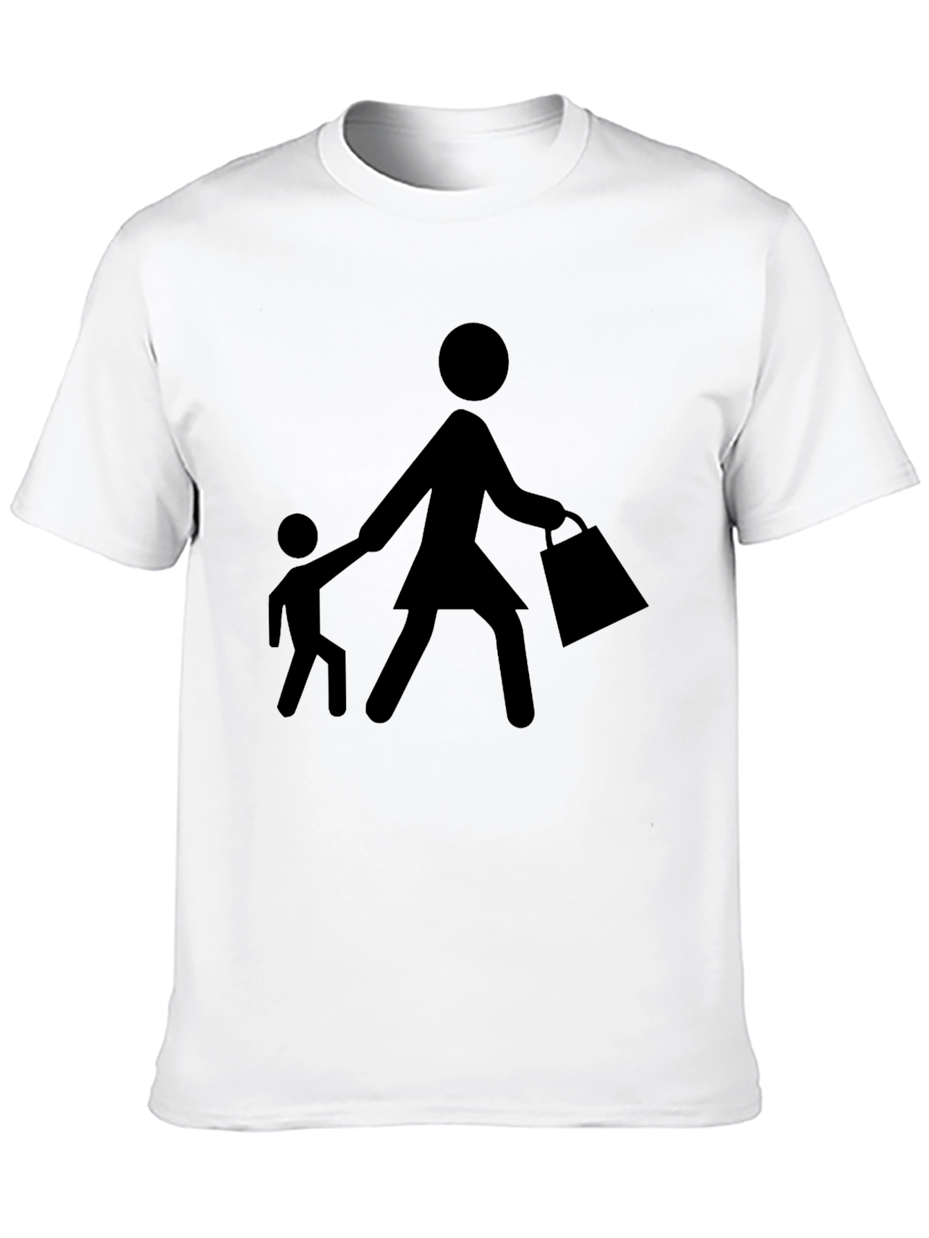 Mom and Child Graphic T-Shirt - Casual Wear