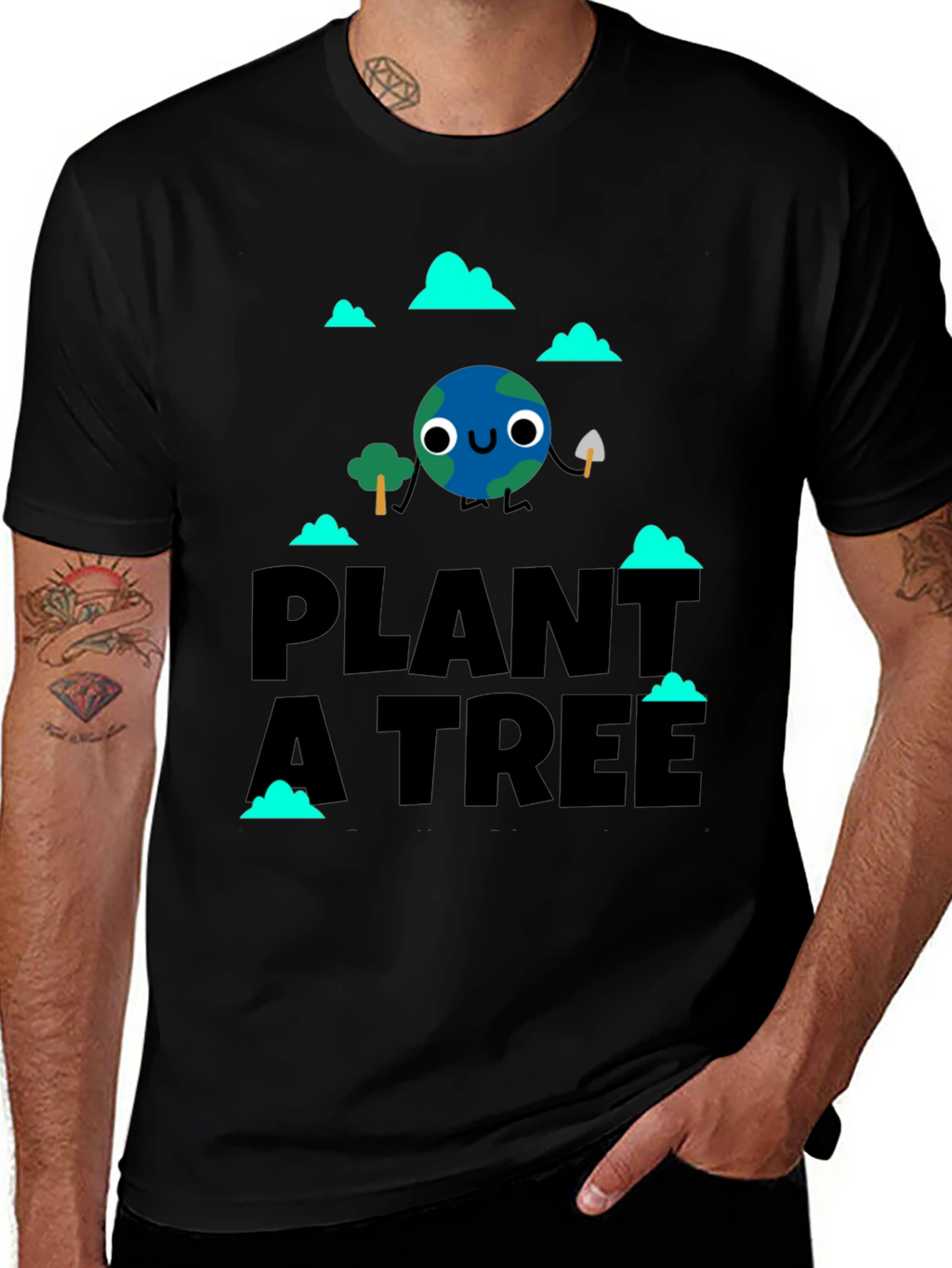 Plant a Tree Graphic Tee - Eco Friendly Design