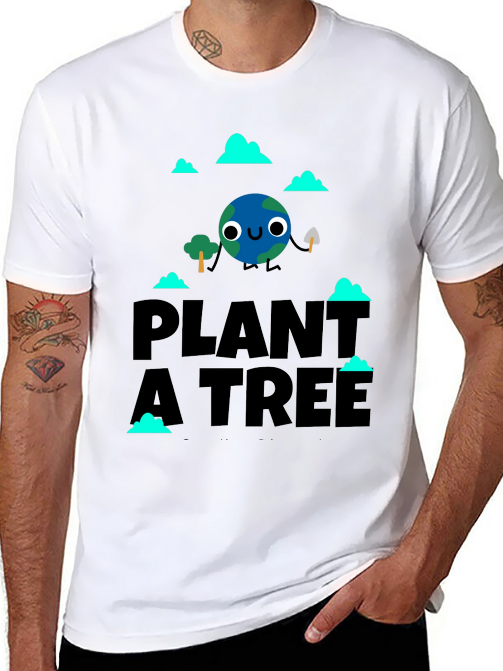 Plant a Tree Graphic Tee - Eco Friendly Design