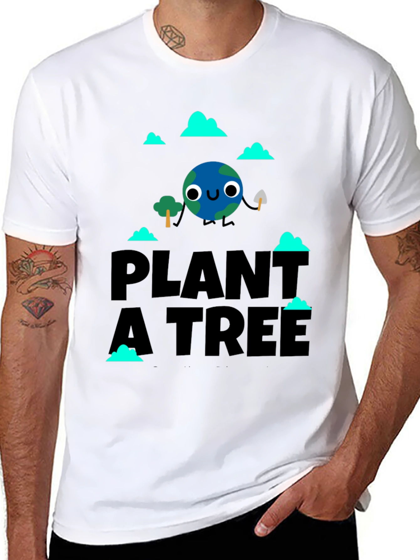 Plant a Tree Graphic Tee - Eco Friendly Design